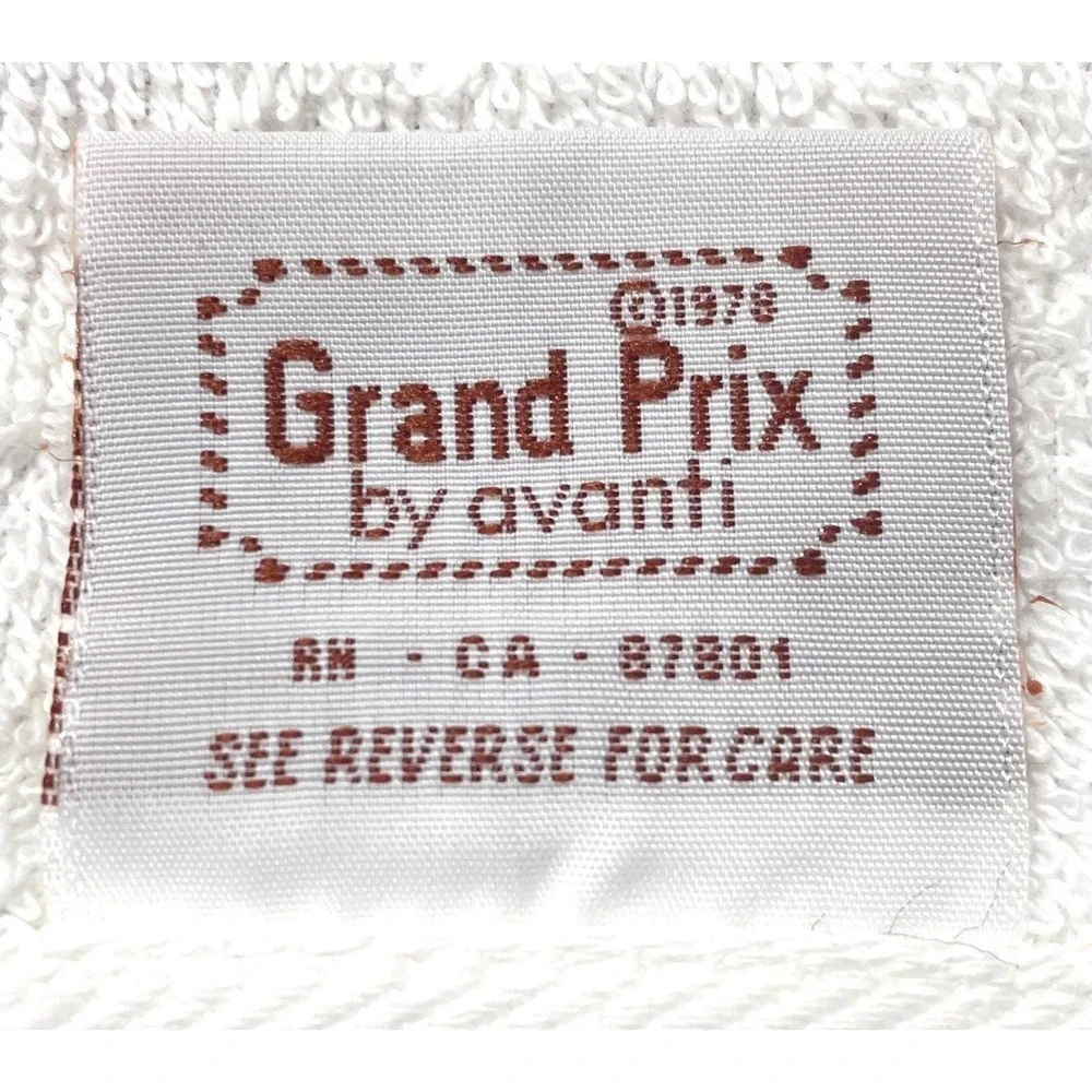 Avanti NOS 1978 Cheri Blum Reindeer Cream Bath Hand Towel Set Christmas Vtg